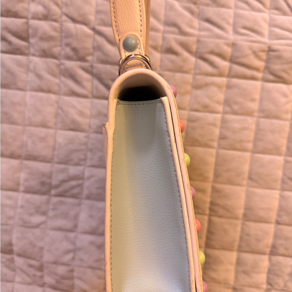 Karl Lagerfeld crossbody rainbow dots purse - Picture 3 of 10